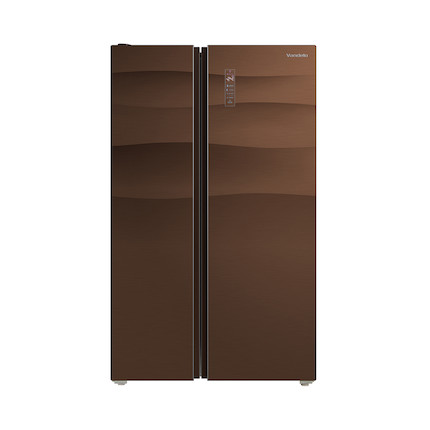 Midea/美的冰箱 615升 智能变频 双系统 BCD-615WKGPZV 格调咖