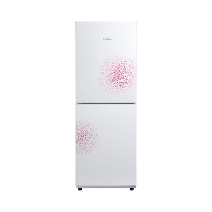 Midea/美的冰箱169升 36分贝 时尚妙趣面板 低温补偿 BCD-169CM(E)