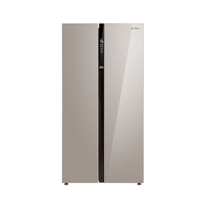 【新品推荐】美的(Midea) 对开门冰箱 风冷无霜电冰箱 双开门 BCD-520WKM(E)阳光米