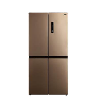 美的(Midea)十字对开门冰箱 四开门家用变频超薄无霜嵌入式大容量 BCD-440WTPM(E)