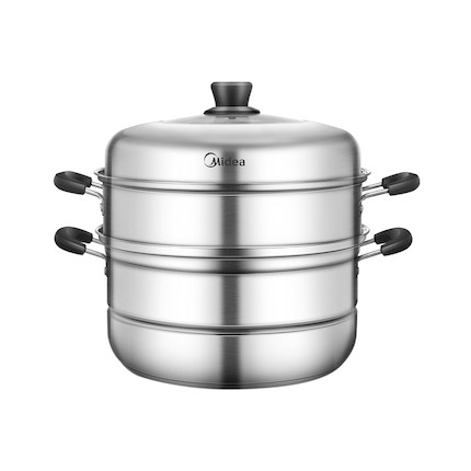 【炊具】三层多用组合 食品级不锈钢 26CM大口径 加高拱盖 MP-ZG26Z02