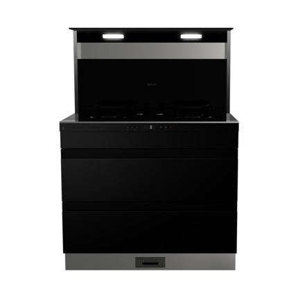 【华凌】集成灶 17m³大风量 4.5KW火力 138L容量 烟灶联动 JJZT-90WD10-G