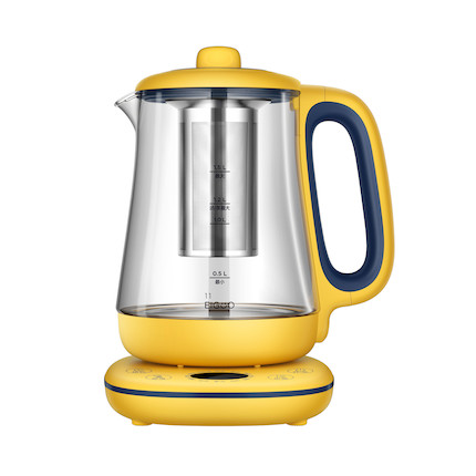 【送蒸蛋架+茶滤+炖盅】【新品】萌潮捣蛋鬼 1.5L养生壶 保温预约 四段定温MK-YS15C207