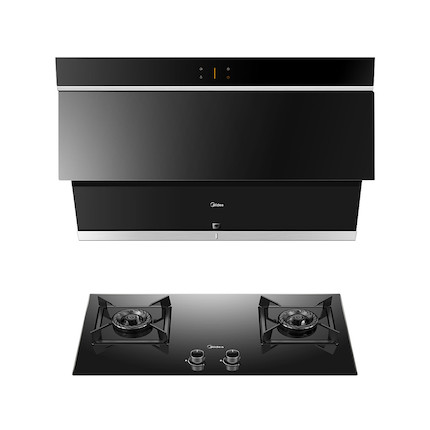 【智能控烟】烟灶套装 21m³大吸力 感应开合 5.0KW大火力 J59c+JZT-Q330