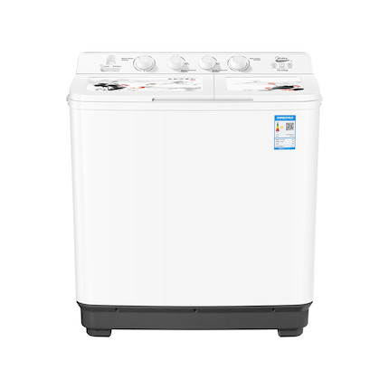 美的 10KG 双桶洗衣机 净衣科技 洗脱分离 品牌电机 MP100-S877