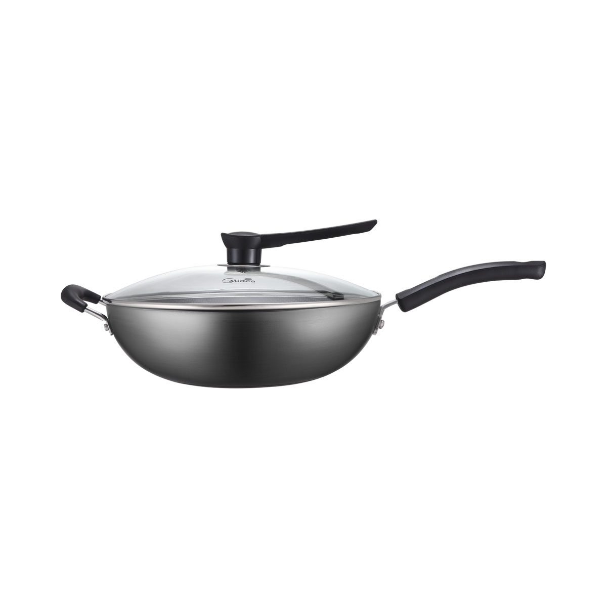 自营 铁锅炒锅 高纯度熟铁 军工防锈 ct32a4 (黑)