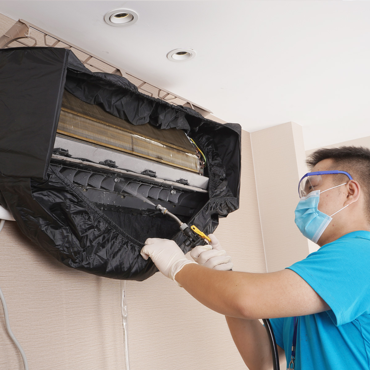 限时优惠不限品牌家电清洗服务3台空调挂机深度清洗上门服务